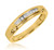 Photo of Willow 1/2Ladies Band 10K Yellow Gold [BT504YL]