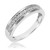 Photo of Princess Oshun 1/6 ct tw. Mens Diamond Wedding Band 10K White Gold [BT529WM]