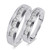 Photo of Encina 3/8 ct tw. Diamond His and Hers Matching Wedding Band Set 10K White Gold [WB501W]