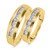 Photo of Encina 3/8 ct tw. Diamond His and Hers Matching Wedding Band Set 14K Yellow Gold [WB501Y]