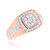 Photo of Kamryn 3/4 ct tw. Mens Diamond Wedding Band 14K Rose Gold [BT631RM]