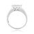 Photo of Aleeza 1 7/8 ct tw. Princess Diamond Bridal Ring Set 10K White Gold [BT400WE-C000]