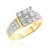 Photo of Aleeza 1 7/8 ct tw. Princess Diamond Bridal Ring Set 14K Yellow Gold [BT400YE-C000]