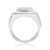 Photo of Shayne 1/2 ct tw. Mens Diamond Wedding Band 10K White Gold [BT632WM]