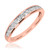 Photo of Kore 7/8 ct tw. Diamond His and Hers Matching Wedding Band Set 14K Rose Gold [BT505RL]