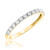 Photo of Eros 3 1/2 ct tw. Round Diamond Bridal Ring Set 10K Yellow Gold [BT407YL]