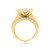 Photo of Eros 3 1/2 ct tw. Round Diamond Bridal Ring Set 14K Yellow Gold [BT407YE-C000]