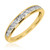 Photo of Kore 7/8 ct tw. Diamond His and Hers Matching Wedding Band Set 14K Yellow Gold [BT505YL]