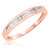 Photo of Gaia 1/1His and Hers Matching Wedding Band Set 10K Rose Gold [BT506RL]