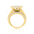 Photo of Eros 3 ct tw. Round Diamond Engagement Ring 10K Yellow Gold [BT407YE-C000]