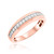 Photo of Melanie 1/2 ct tw. Mens Diamond Wedding Band 10K Rose Gold [BT639RM]