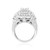 Photo of Etta 4 3/8 ct tw. Princess Diamond Bridal Ring Set 14K White Gold [BT410WE-C000]