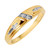 Photo of Neveah 1/2His and Hers Matching Wedding Band Set 14K Yellow Gold [BT507YL]