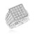 Photo of Chanler 4 2/3 ct tw. Princess Diamond Bridal Ring Set 14K White Gold [BT412WE-C000]