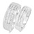 Photo of Kindred 3/4 ct tw. Diamond His and Hers Matching Wedding Band Set 14K White Gold [WB511W]