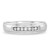 Photo of Boundless 1/8 ct tw. Diamond His and Hers Matching Wedding Band Set 14K White Gold [BT518WL]