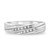 Photo of Adalyn 1/7 ct tw. Diamond His and Hers Matching Wedding Band Set 10K White Gold [BT519WL]
