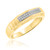 Photo of Kalila 1/5 ct tw. Fancy Diamond Bridal Ring Set 14K Yellow Gold [BT416YL]