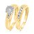 Photo of Zara 1/4 ct tw. Round Diamond Bridal Ring Set 10K Yellow Gold [BR417Y-C037]