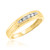 Photo of Zara 1/4 ct tw. Round Diamond Bridal Ring Set 10K Yellow Gold [BT417YL]