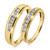 Photo of Effete 1/6 ct tw. Diamond His and Hers Matching Wedding Band Set 14K Yellow Gold [WB521Y]
