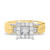 Photo of Maeve 3/8 ct tw. Princess Diamond Engagement Ring 14K Yellow Gold [BT420YE-C033]