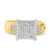 Photo of Beau 1/5 ct tw. Princess Diamond Engagement Ring 10K Yellow Gold [BT421YE-C028]