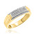 Photo of Maeve 1/2 ct tw. Princess Diamond Bridal Ring Set 10K Yellow Gold [BT420YL]