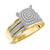 Photo of Jia 1/3 ct tw. Cushion Diamond Engagement Ring 10K Yellow Gold [BT422YE-C029]