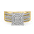 Photo of Jia 1/3 ct tw. Cushion Diamond Engagement Ring 10K Yellow Gold [BT422YE-C029]