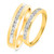 Photo of Arabella 5/8 ct tw. Diamond His and Hers Matching Wedding Band Set 14K Yellow Gold [WB532Y]