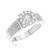 Photo of Corban 1/2 ct tw. Round Diamond Engagement Ring 14K White Gold [BT423WE-C031]