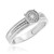 Photo of Zuri 1/7 ct tw. Round Diamond Engagement Ring 10K White Gold [BT424WE-C030]