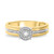 Photo of Zuri 1/7 ct tw. Round Diamond Engagement Ring 14K Yellow Gold [BT424YE-C030]