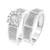 Photo of Corban 2/3 ct tw. Round Diamond Bridal Ring Set 10K White Gold [BR423W-C031]