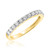 Photo of Etta 4 7/8 ct tw. Princess Diamond Matching Trio Ring Set 14K Yellow Gold [BT410YL]