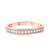 Photo of Melanie 1/4 ct tw. Ladies Band 10K Rose Gold [BT639RL]