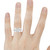 Photo of Chanler 5  ct tw. Princess Diamond Matching Trio Ring Set 14K White Gold [BT623WM]