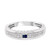 Photo of Lyra 1/4 ct tw. Mens Diamond Wedding Band 10K White Gold [BT863WM]