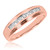 Photo of Encina 3/8 ct tw. Same Sex Mens Band Set 10K Rose Gold [BT501RM]