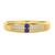 Photo of Chrisoula 1/7 CT. T.W. Diamond Mens Wedding Band  14K Yellow Gold [BT869YM]