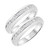 Photo of Kore 1 ct tw. Same Sex Mens Band Set 14K White Gold [WM505W]