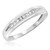 Photo of Gaia 1/8 ct tw. Same Sex Mens Band Set 10K White Gold [BT506WM]