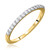 Photo of Piper 3/8 ct tw. Diamond His and Hers Matching Wedding Band Set 10K Yellow Gold [BT568YL]
