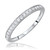 Photo of Demi 3/8 ct tw. Diamond His and Hers Matching Wedding Band Set 10K White Gold [BT570WL]