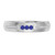 Photo of Diantha 1/5 Carat T.W. Diamond Mens Wedding Band  14K White Gold [BT873WM]