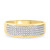 Photo of Collins 7/8 ct tw. Round Diamond Matching Trio Ring Set 10K Yellow Gold [BT419YL]