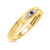 Photo of Irit 1/10 Carat T.W. Diamond Mens Wedding Band  14K Yellow Gold [BT874YM]