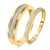 Photo of Bridgette 1/4 ct tw. Diamond His and Hers Matching Wedding Band Set 10K Yellow Gold [WB572Y]