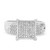 Photo of Beau 1/2 ct tw. Princess Diamond Matching Trio Ring Set 14K White Gold [BT421WE-C028]